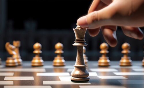 Indoor chess activity at ayurvedic resort in Kerala